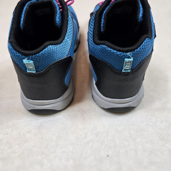 Keen Vibrant Blue Hiking Boots with Pink Accents - Picture 4 of 7